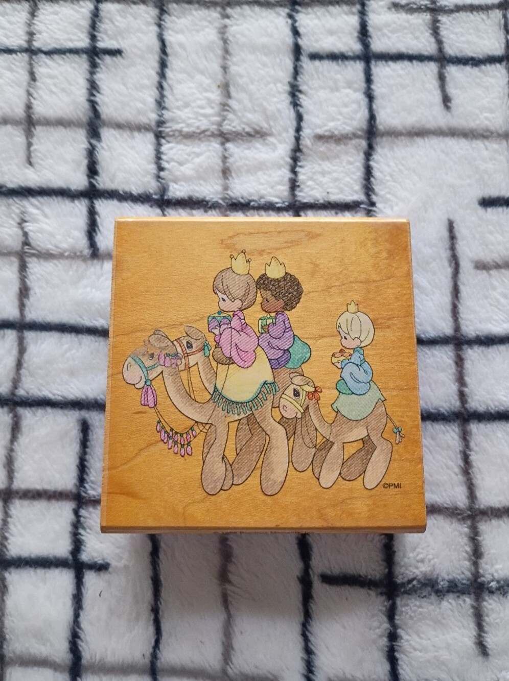 1996 Stampendous Precious Moments Wood Rubber Stamp NEVER USED